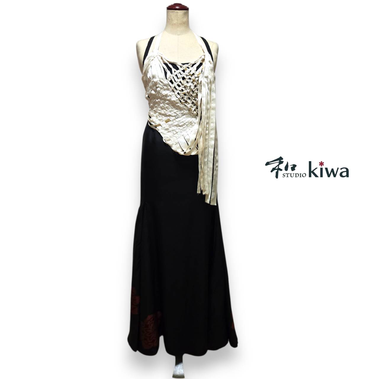 コレクションドレス　ベスト　スカート　キャミソールワンピース　羽織　着物 マクラメドレス　