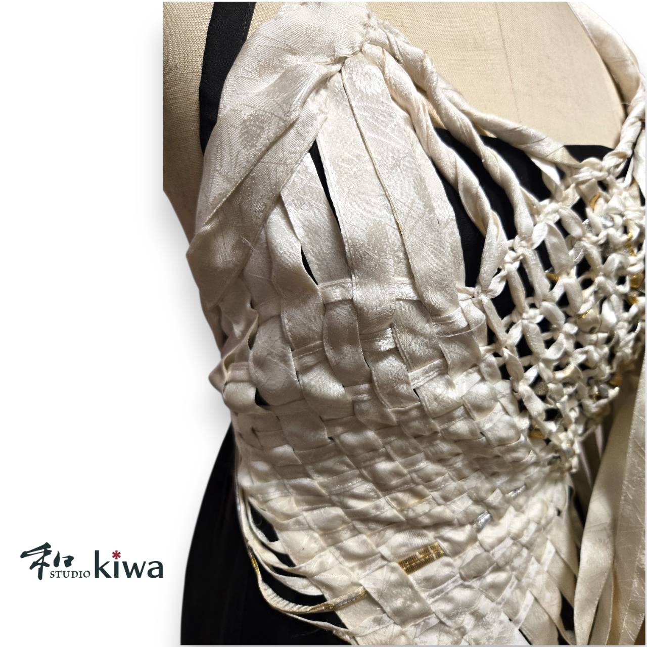 コレクションドレス　ベスト　スカート　キャミソールワンピース　羽織　着物 マクラメドレス　