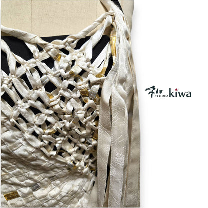 コレクションドレス　ベスト　スカート　キャミソールワンピース　羽織　着物 マクラメドレス　