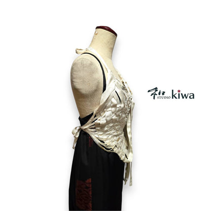 コレクションドレス　ベスト　スカート　キャミソールワンピース　羽織　着物 マクラメドレス　