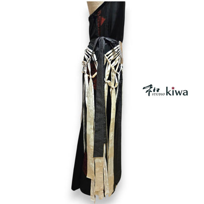 コレクションドレス　ベスト　スカート　キャミソールワンピース　羽織　着物 マクラメドレス　