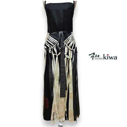 コレクションドレス　ベスト　スカート　キャミソールワンピース　羽織　着物 マクラメドレス　