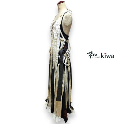 コレクションドレス　ベスト　スカート　キャミソールワンピース　羽織　着物 マクラメドレス　