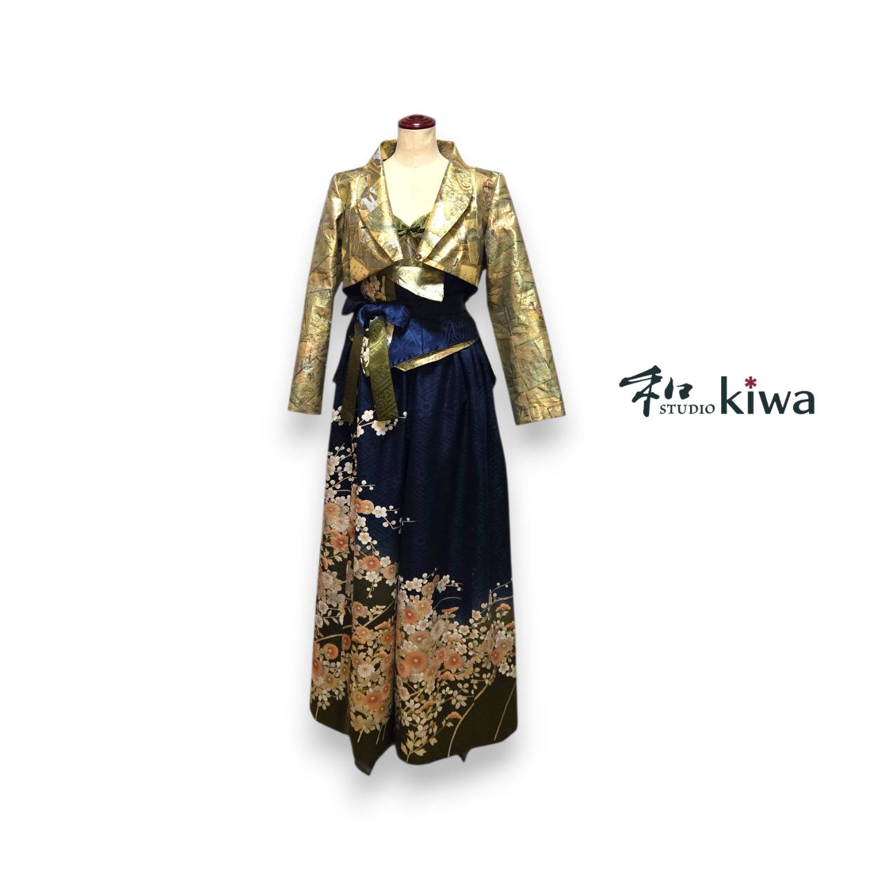 コレクションドレス　ジャケット燕尾　帯