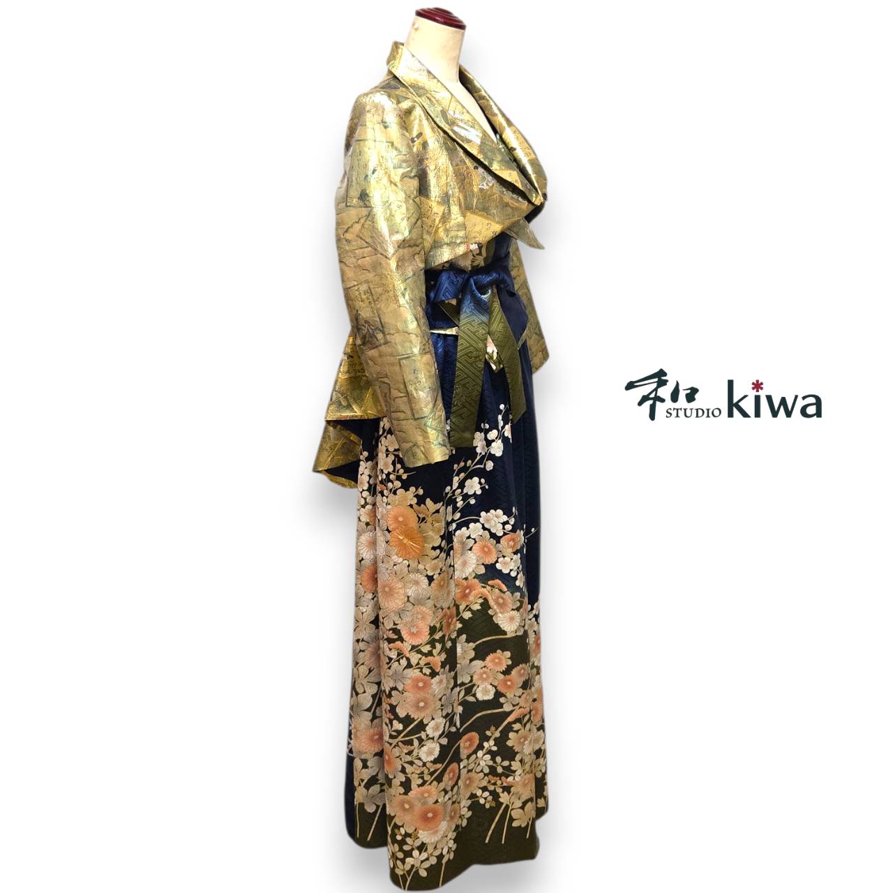 コレクションドレス　ジャケット燕尾　帯